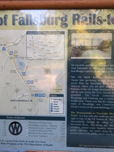 Woodridge O&W Trailhead A - Woodridge, NY