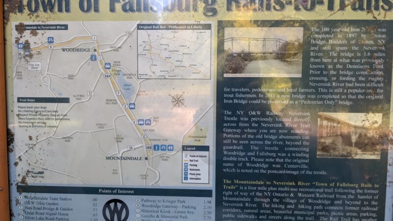 Woodridge O&W Trailhead A - Woodridge, NY