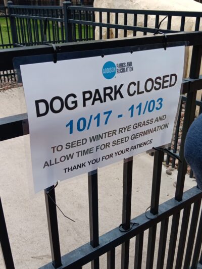 Spruill dog park - Addison, TX