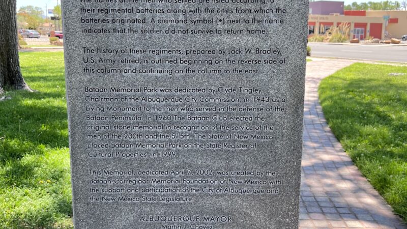 Bataan Memorial Park Albuquerque - Albuquerque, NM