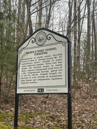 Hawks Nest Overlook Trail - Ansted, WV