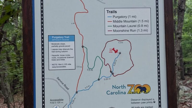 Purgatory Mountain Trail Head - Asheboro, NC