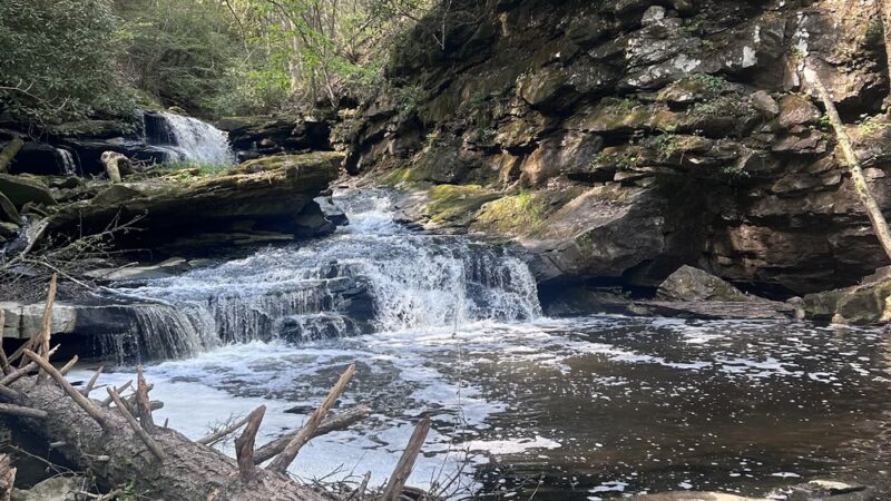 Cranberry Creek Cascades Waterfall - Beckley, WV
