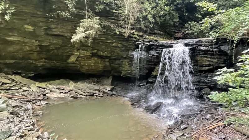 Cranberry Creek Cascades Waterfall - Beckley, WV