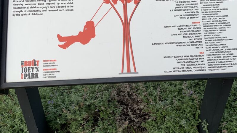 Joey’s Park - Belmont, MA