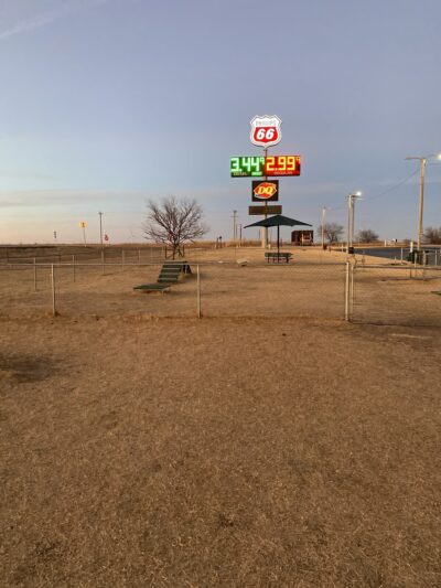 Cimarron Travel Center Dog Park - Billings, OK