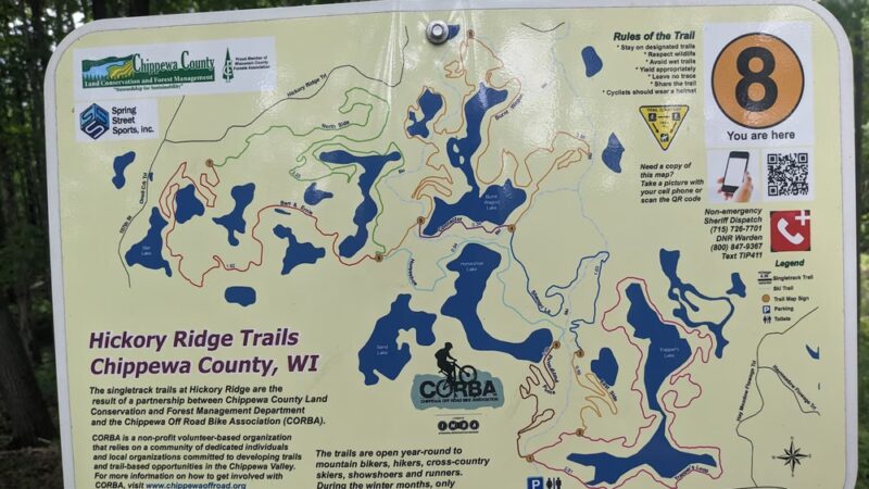 Hickory Ridge Trail Head - Bloomer, WI