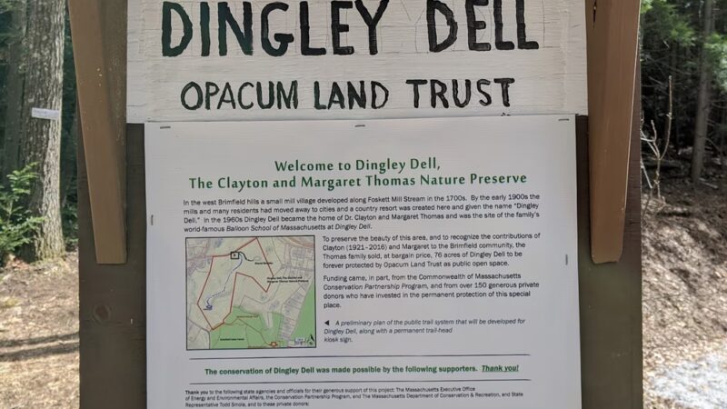 Opacum Land Trust: Dingley Dell Conservation Area - Brimfield, MA