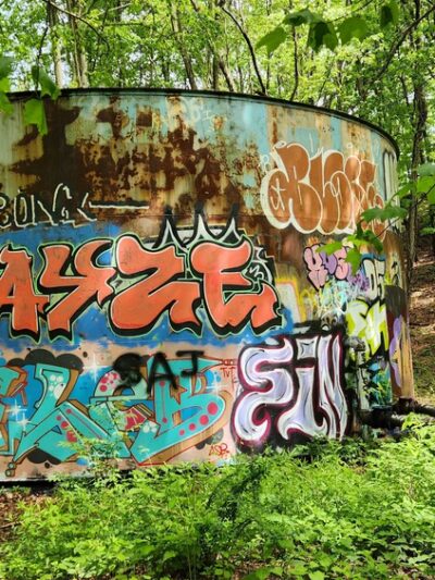 Birge Pond Hoppers area trail head - Bristol, CT