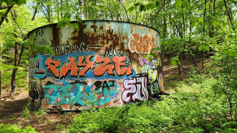 Birge Pond Hoppers area trail head - Bristol, CT