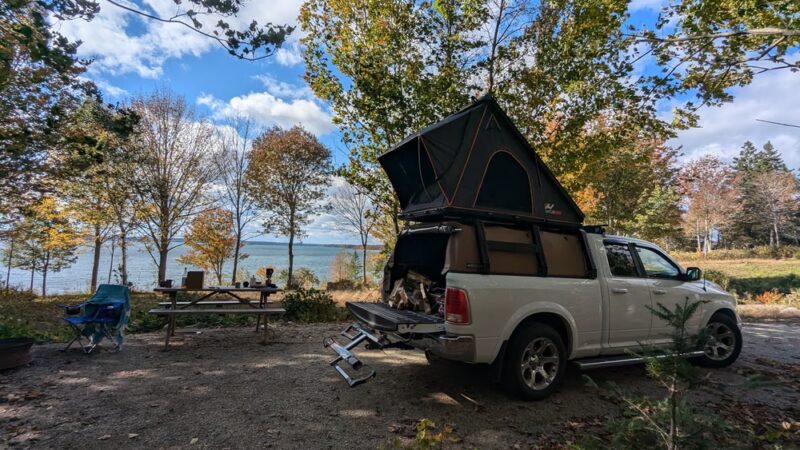 Oceanfront Camping at Reach Knolls - Brooklin, ME