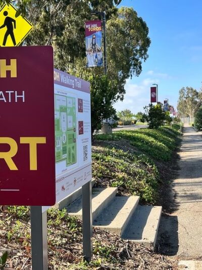 Start of CSUDH Walking Trail - Carson, CA