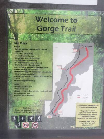 Gorge Trail Parking Area - Cazenovia, NY