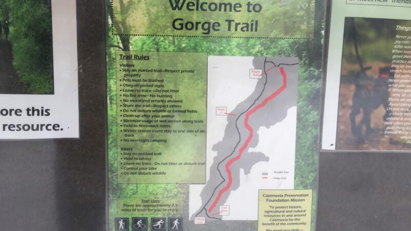 Gorge Trail Parking Area - Cazenovia, NY