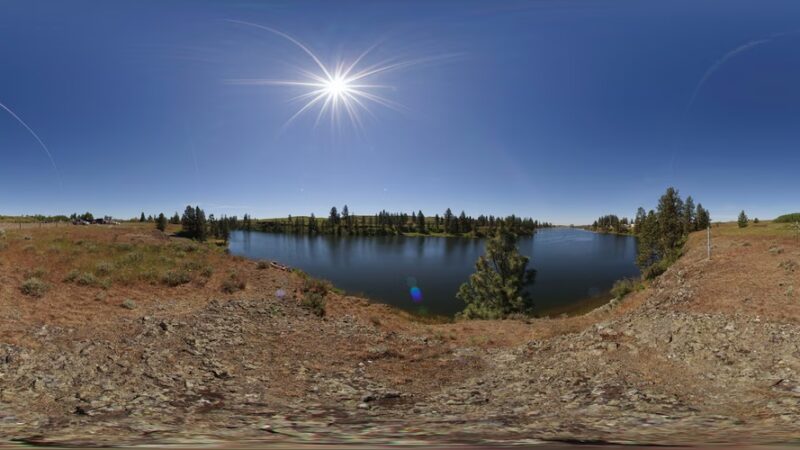 Columbia Plateau State Park Trail - Amber Lake Trailhead - Cheney, WA