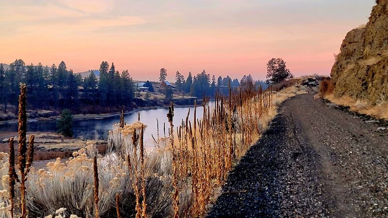 Columbia Plateau State Park Trail - Amber Lake Trailhead - Cheney, WA