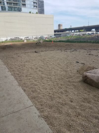 Temporary dog park - Chicago, IL