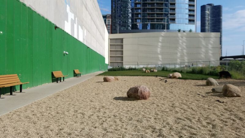 Temporary dog park - Chicago, IL