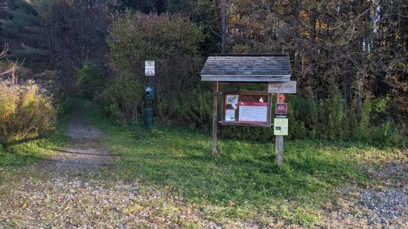 Lehigh Valley Trail Parking Lot - Cortland, NY