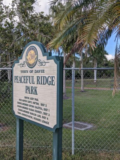Peaceful Ridge Dog Park - Davie, FL