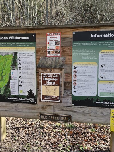 Red Creek Trailhead - Dryfork, WV