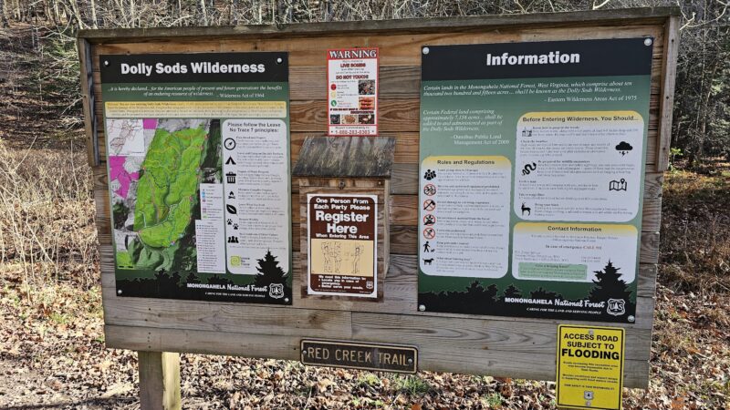 Red Creek Trailhead - Dryfork, WV