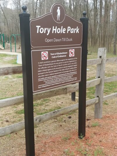 Tory Hole Park - Elizabethtown, NC