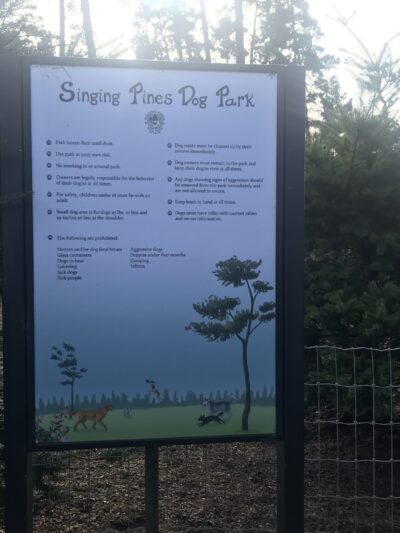 Dog park and parking - Florence, OR
