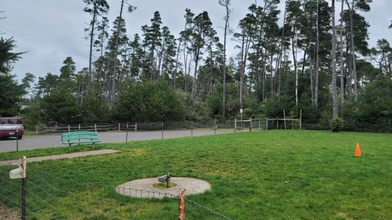 Dog park and parking - Florence, OR