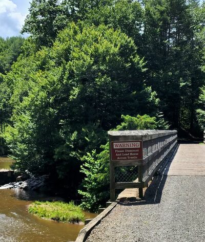 New River Trail State Park Access. Dannely Park (par course, playground) - Galax, VA