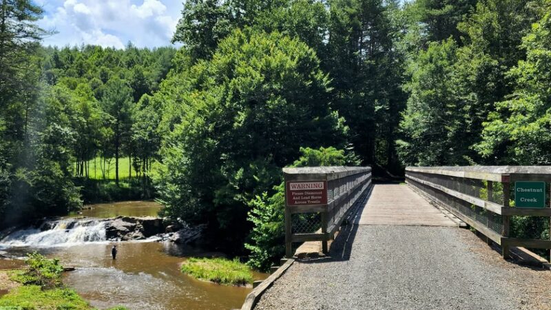 New River Trail State Park Access. Dannely Park (par course, playground) - Galax, VA