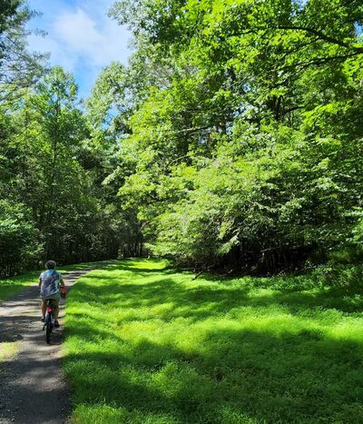 New River Trail State Park Access. Dannely Park (par course, playground) - Galax, VA