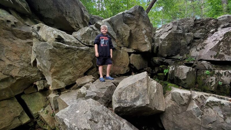 Black Rock - Mineral Springs Hiking trail - Highland Mills, NY