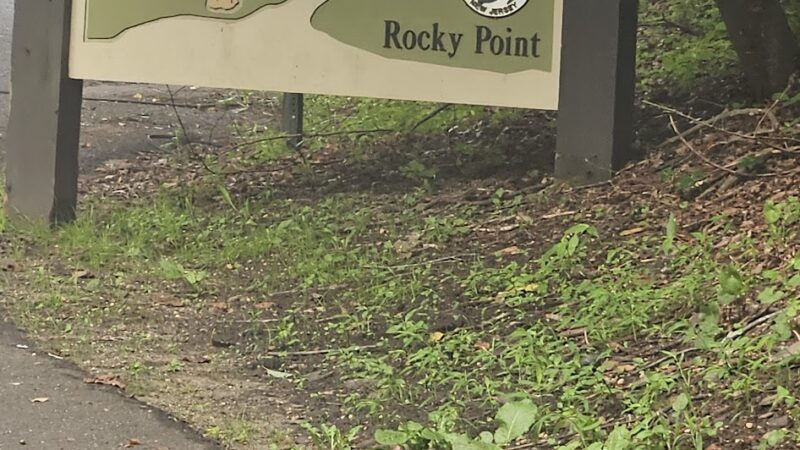 Hartshorne Woods Park, Rocky Point entrance - Highlands, NJ