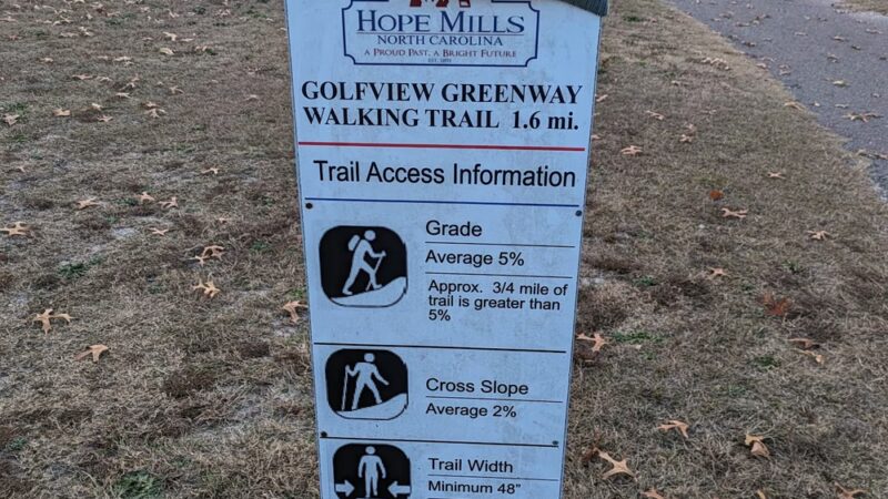 Golfview Greenway Walking Trail - Hope Mills, NC