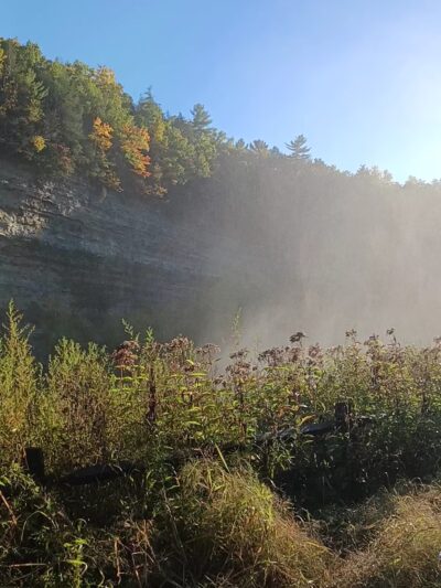 Gorge Trail (#1) - Lower Falls Trailhead - Hunt, NY