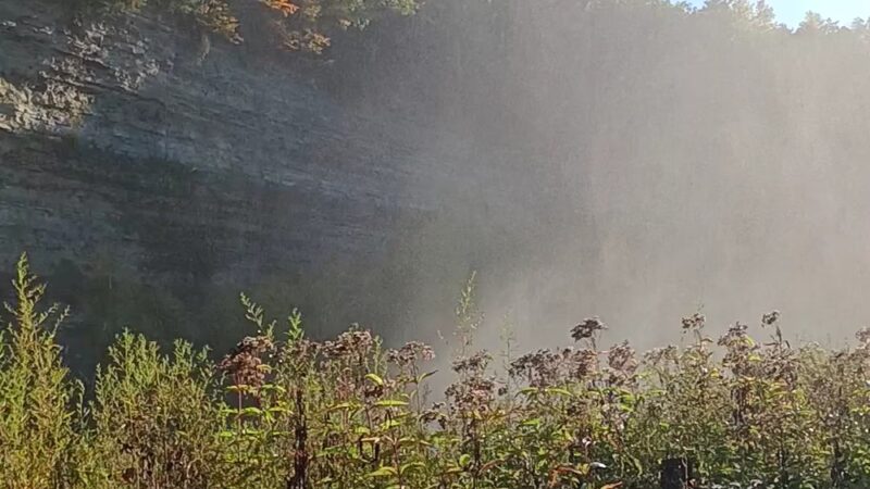 Gorge Trail (#1) - Lower Falls Trailhead - Hunt, NY