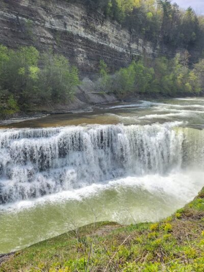 Gorge Trail (#1) - Lower Falls Trailhead - Hunt, NY