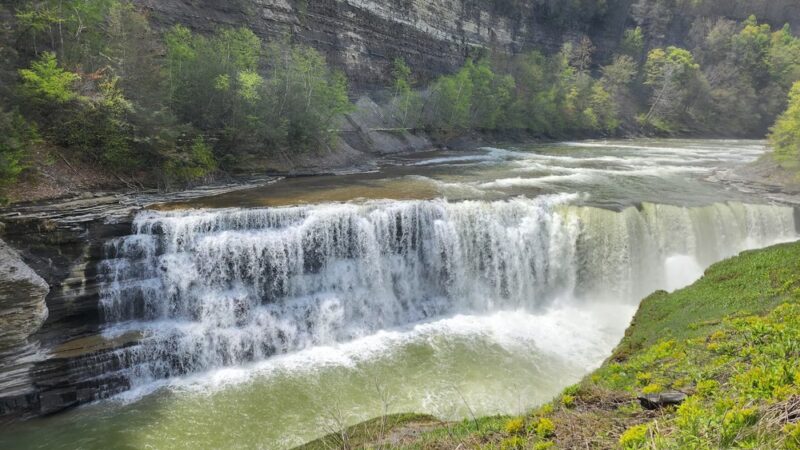 Gorge Trail (#1) - Lower Falls Trailhead - Hunt, NY