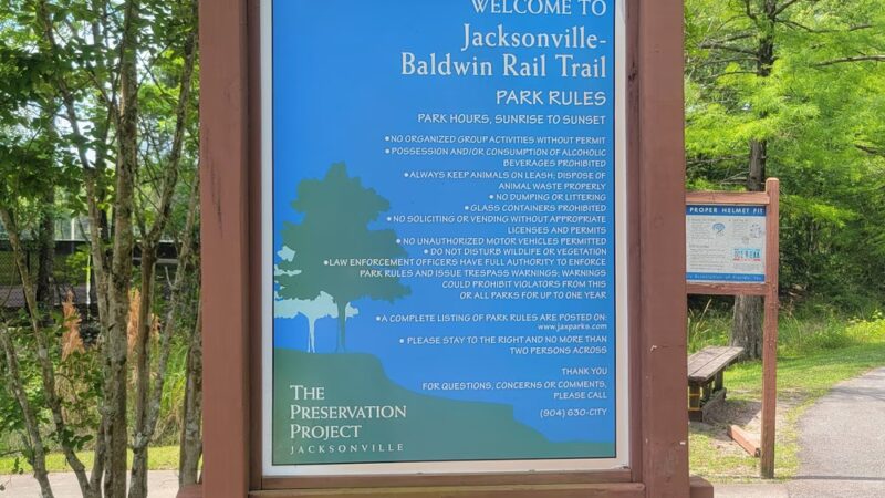 Jacksonville-Baldwin Rail Trail - Imeson Road Trailhead - Jacksonville, FL