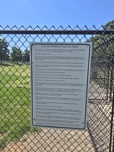 Ivey M. Redmon Dog Park - Kernersville, NC