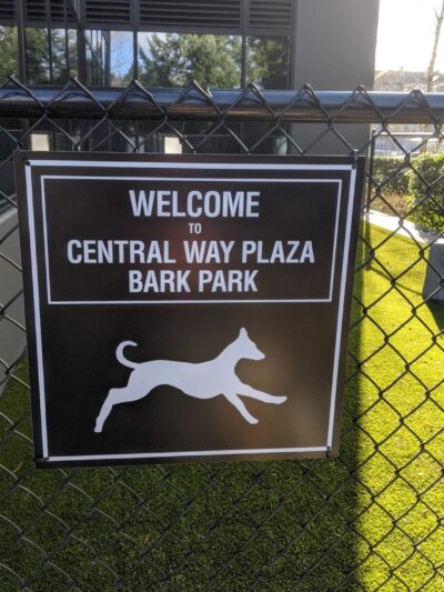 Central Way Plaza Bark Park - Kirkland, WA