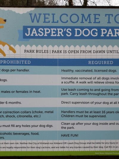 Jasper's Dog Park - Kirkland, WA
