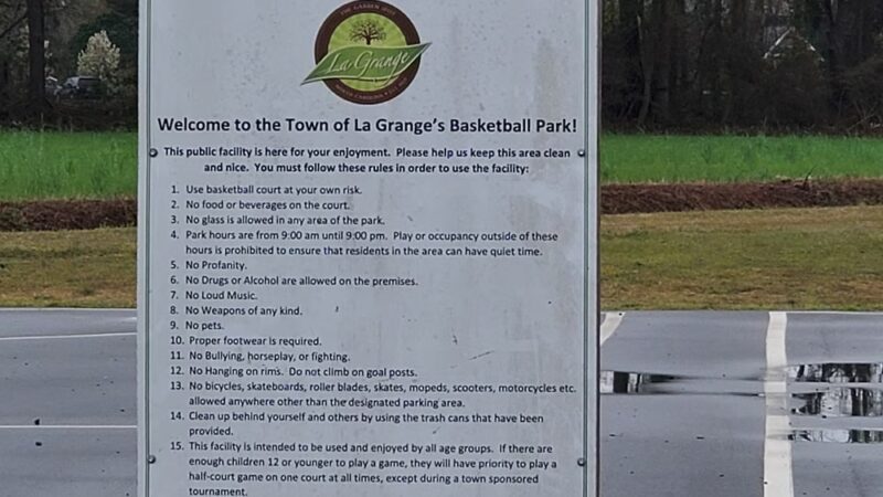 La Grange basketball park - La Grange, NC
