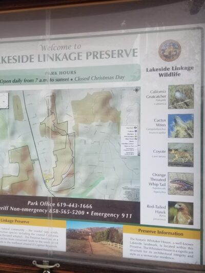 Lakeside Linkage County Preserve - Lakeside, CA