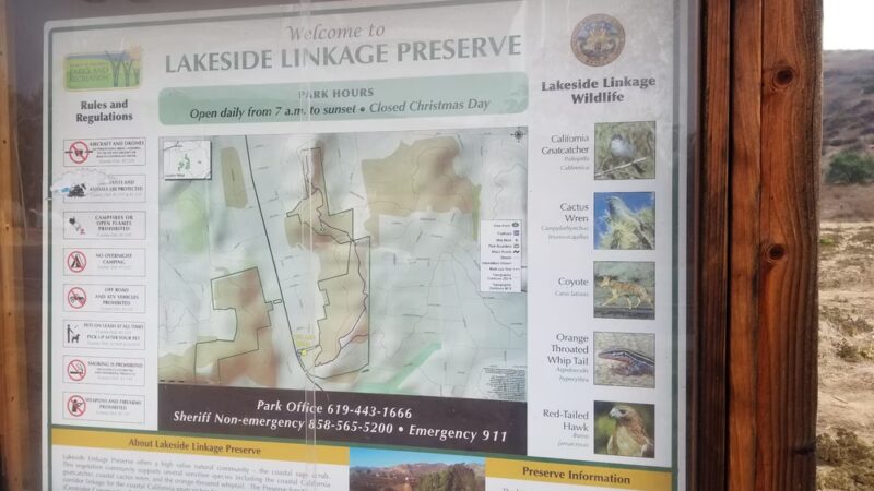 Lakeside Linkage County Preserve - Lakeside, CA