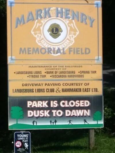 Mark Henry Memorial Park - Landisburg, PA