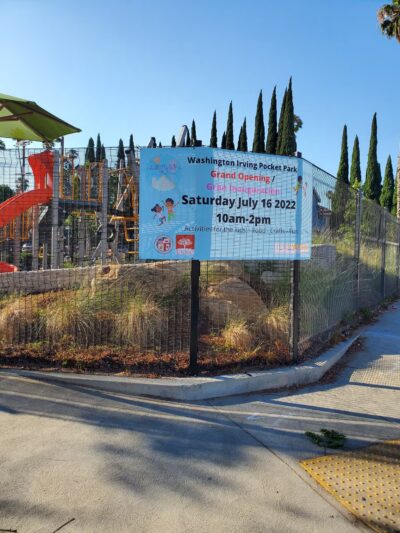 Washington Irving Pocket Park - Los Angeles, CA