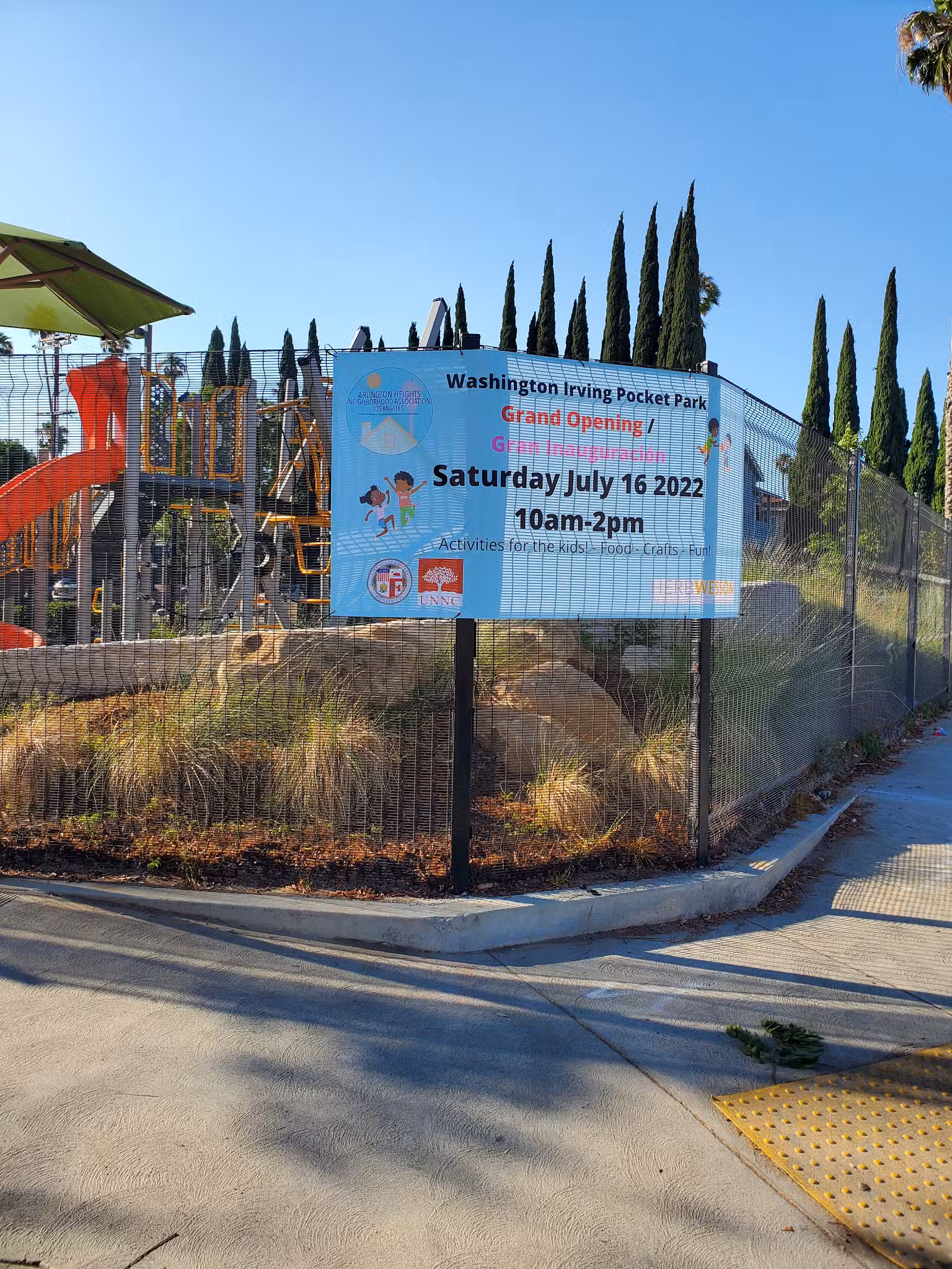Washington Irving Pocket Park - Los Angeles, CA