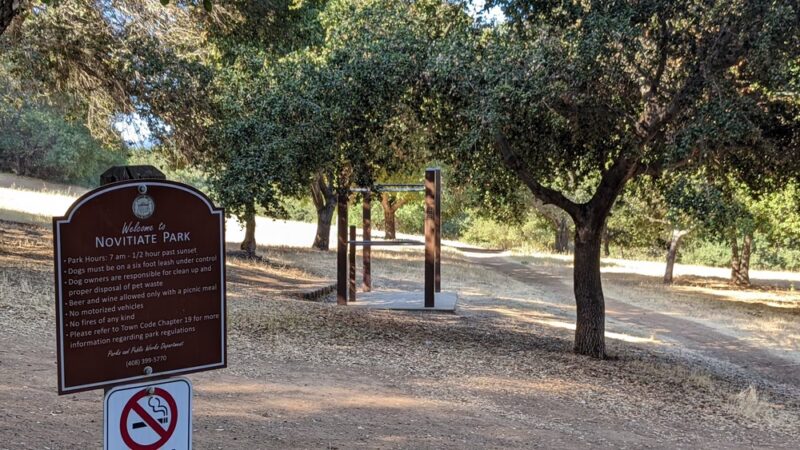 Trail Head For Jones Trail - Los Gatos, CA